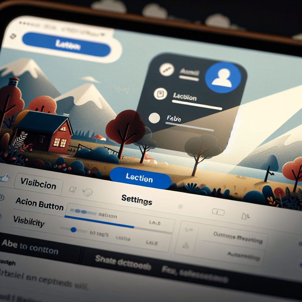 Facebook page settings interface call-to-action button configuration